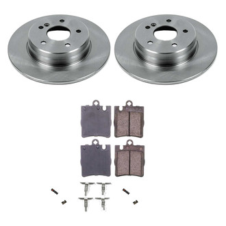 Callahan Brake Parts® - Plain Rear Brake Kit