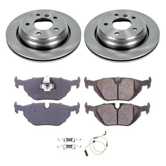 Callahan Brake Parts® - Plain Rear Brake Kit
