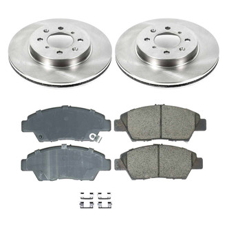 Callahan Brake Parts® - Plain Front Brake Kit