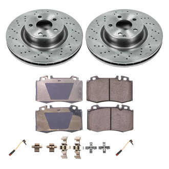Callahan Brake Parts® - Plain Front Brake Kit