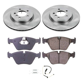 Callahan Brake Parts® - Plain Front Brake Kit