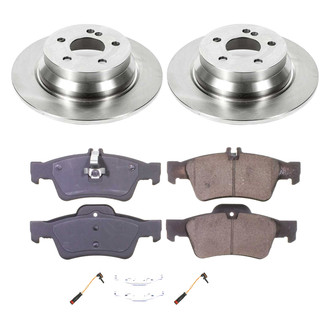 Callahan Brake Parts® - Plain Rear Brake Kit