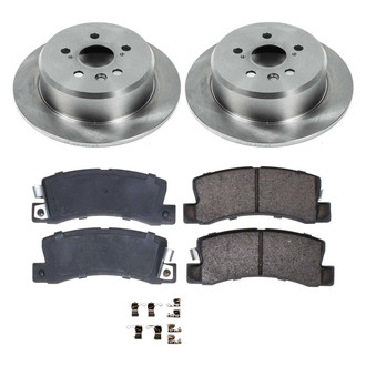 Callahan Brake Parts® - Plain Rear Brake Kit