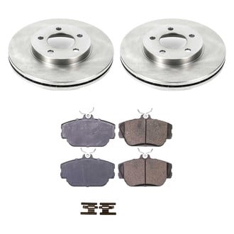 Callahan Brake Parts® - Plain Front Brake Kit