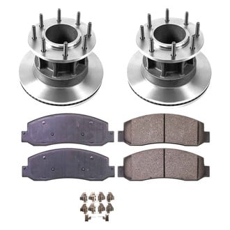 Callahan Brake Parts® - Plain Front Brake Kit
