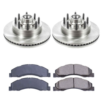 Callahan Brake Parts® - Plain Front Brake Kit