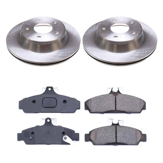Callahan Brake Parts® - Plain Front Brake Kit