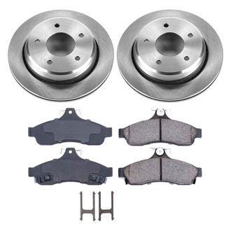 Callahan Brake Parts® - Plain Rear Brake Kit