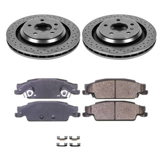 Callahan Brake Parts® - Plain Rear Brake Kit