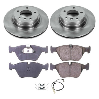 Callahan Brake Parts® - Plain Front Brake Kit