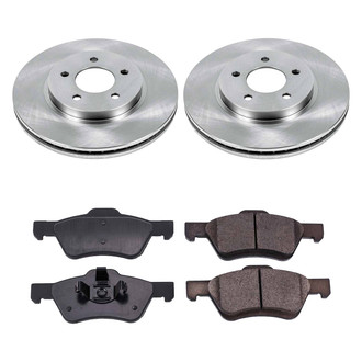Callahan Brake Parts® - Plain Front Brake Kit