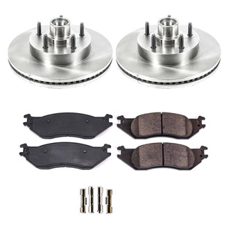 Callahan Brake Parts® - Plain Front Brake Kit