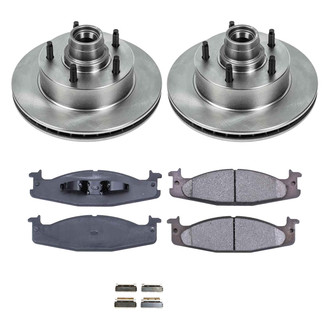 Callahan Brake Parts® - Plain Front Brake Kit