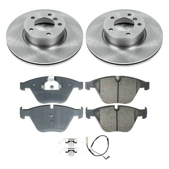Callahan Brake Parts® - Plain Front Brake Kit