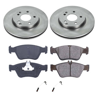 Callahan Brake Parts® - Plain Front Brake Kit
