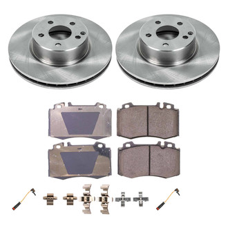 Callahan Brake Parts® - Plain Front Brake Kit