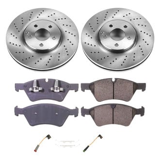 Callahan Brake Parts® - Plain Front Brake Kit
