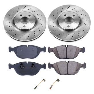 Callahan Brake Parts® - Plain Front Brake Kit