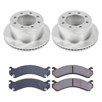 Callahan Brake Parts® - Plain Rear Brake Kit