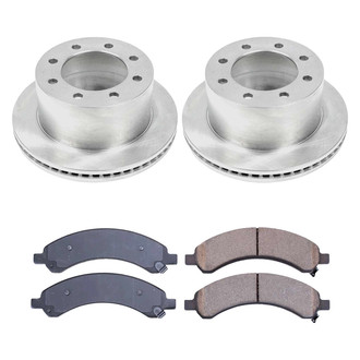 Callahan Brake Parts® - Plain Rear Brake Kit