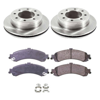 Callahan Brake Parts® - Plain Rear Brake Kit