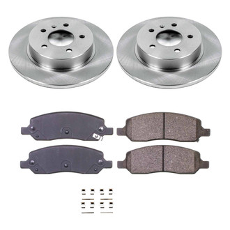 Callahan Brake Parts® - Plain Rear Brake Kit