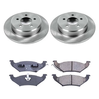 Callahan Brake Parts® - Plain Rear Brake Kit