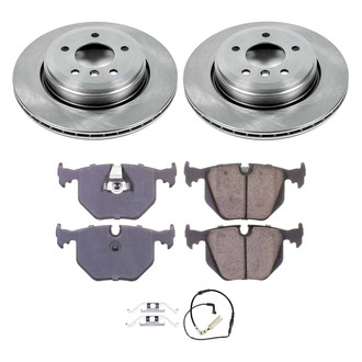 Callahan Brake Parts® - Plain Rear Brake Kit