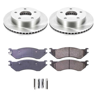 Callahan Brake Parts® - Plain Front Brake Kit