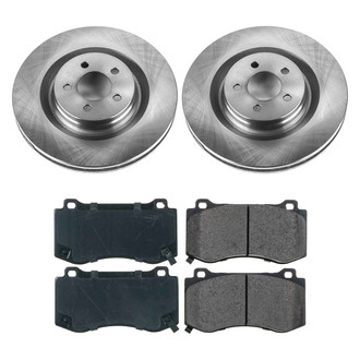 Callahan Brake Parts® - Plain Front Brake Kit
