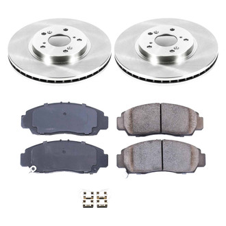 Callahan Brake Parts® - Plain Front Brake Kit