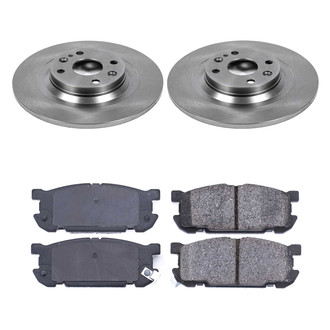 Callahan Brake Parts® - Plain Rear Brake Kit