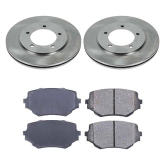 Callahan Brake Parts® - Plain Front Brake Kit