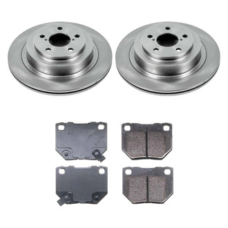 Callahan Brake Parts® - Plain Rear Brake Kit