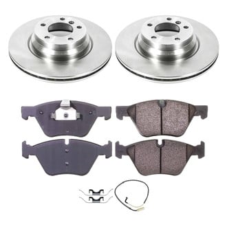 Callahan Brake Parts® - Plain Front Brake Kit