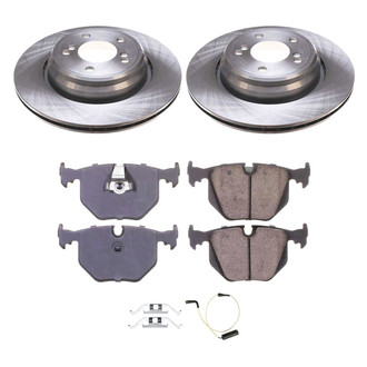 Callahan Brake Parts® - Plain Rear Brake Kit