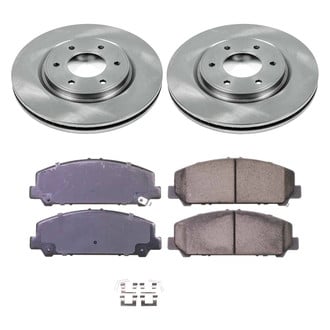 Callahan Brake Parts® - Plain Front Brake Kit