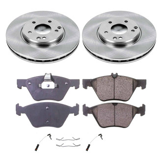 Callahan Brake Parts® - Plain Front Brake Kit