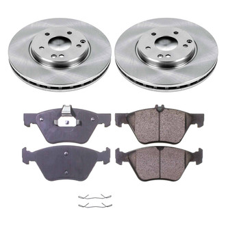 Callahan Brake Parts® - Plain Front Brake Kit