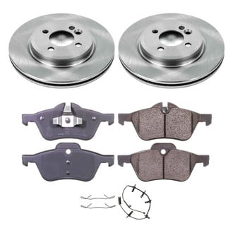 Callahan Brake Parts® - Plain Front Brake Kit
