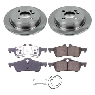 Callahan Brake Parts® - Plain Rear Brake Kit