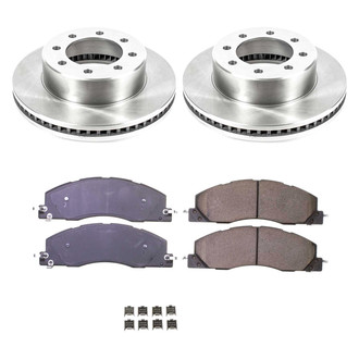 Callahan Brake Parts® - Plain Front Brake Kit