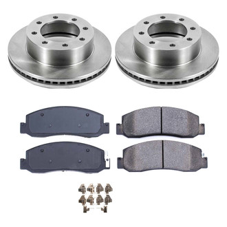 Callahan Brake Parts® - Plain Front Brake Kit