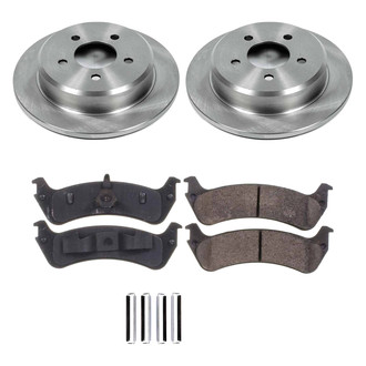 Callahan Brake Parts® - Plain Rear Brake Kit
