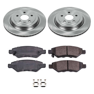 Callahan Brake Parts® - Plain Rear Brake Kit