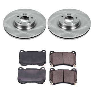 Callahan Brake Parts® - Plain Front Brake Kit