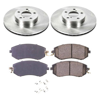 Callahan Brake Parts® - Plain Front Brake Kit