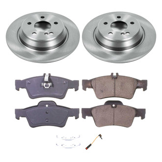 Callahan Brake Parts® - Plain Rear Brake Kit