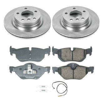 Callahan Brake Parts® - Plain Rear Brake Kit