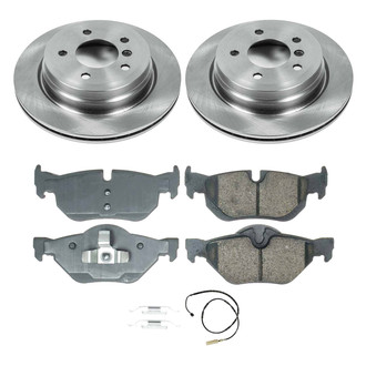 Callahan Brake Parts® - Plain Rear Brake Kit